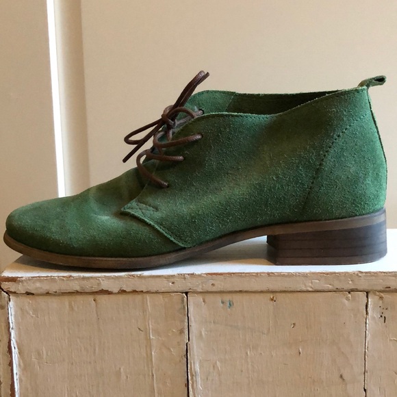 Anthropologie Green Suede Shoes - Picture 6 of 10